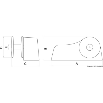 Verricello per tender Achill 500 W - 24 V 