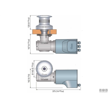 Verricello quick tumbler tb4 1500w 24v 