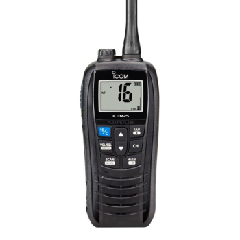VHF ICOM IC-M25EURO EVO Ricetrasmettitore Portatile Nautico Nero