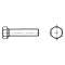 Vite testa esagonale filettata 6x45 mm Inox 316 DIN 933 
