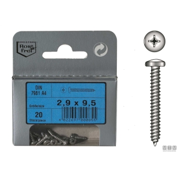 Viti atf din7981 a4 3.9x32 15pz 