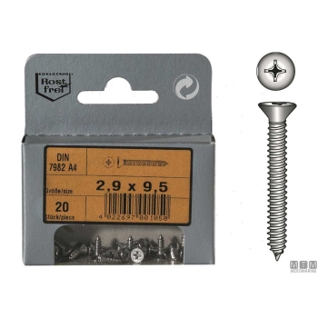 Viti atf din7982 a4 3.9x25 15pz 