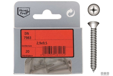 Viti atf din7983 a4 5.5x25 10pz 