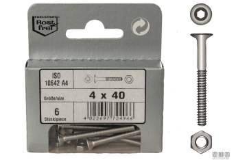 Viti t.sv/cava-es 10642+d a4 m6x40 4pz 
