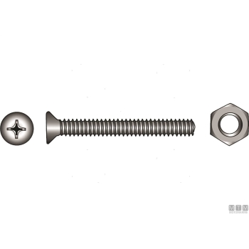 Viti t.sv/piana din965+d a4 m5x60 4pz 