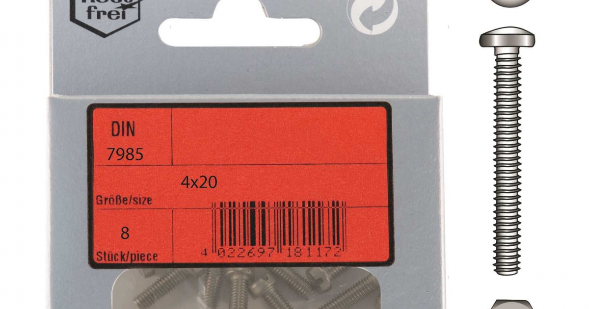 500PZ VITE PER METALLO TCL PH M4 X 50 - Foto 5