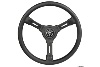Volante bianco 3 razze 355 mm 