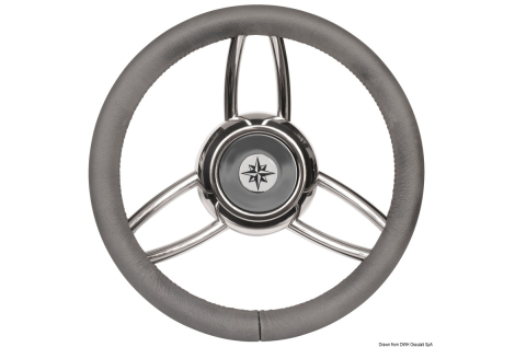 Volante Bliz poliuretano morbido grigio 