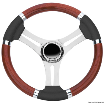 Volante corona mogano mm 350 