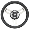 Volante Morosini nero 350mm razze inox 304 