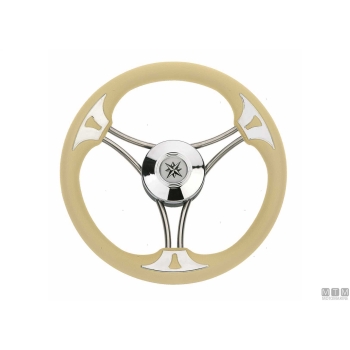 Volante targa mogano 