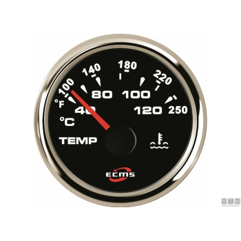 Voltmetro 8-32v black chrome< 