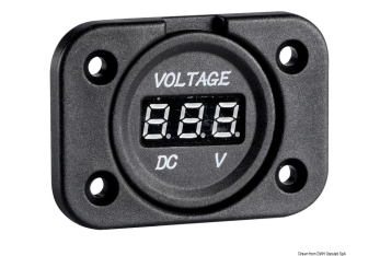 Voltmetro digitale, presa corrente USB doppia 4.8A 