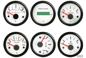 Voltmetro uf60553 12v white 