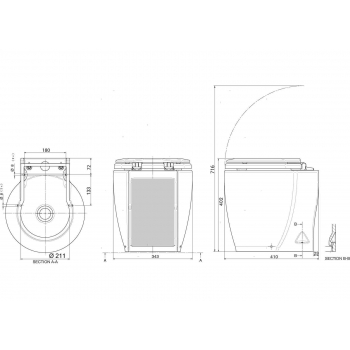 WC - Toilet Elettrica Ocean Laguna Standard