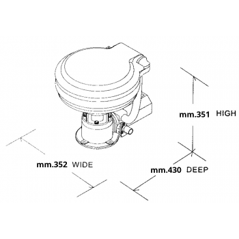 WC JABSCO COMPACT 12 V.