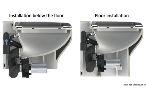WC Tecma Elegance Short 2G 24V Deep Bowl Touch Eko 