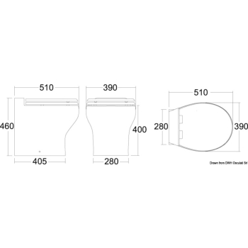WC Tecma Silence Plus 2G 12V Nero 