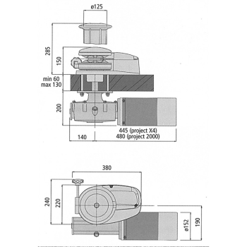 X4 2300w 24v. c/campana mm. 10
