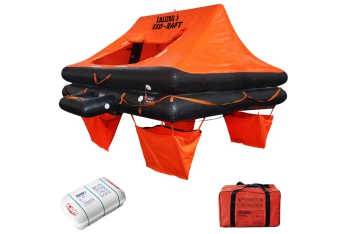 Zattera di salvataggio ISO-RAFT CE ISO 9650, 10pax. Can.