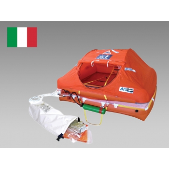 Zattera di Salvataggio Oceanus Arimar Oltre 12 Miglia ISO 9650 + GRAB BAG