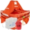 Zattera di Salvataggio Oltre 12 Miglia 6 Persone Eurovinil ISO 9650 Valigia + Grab Bag
