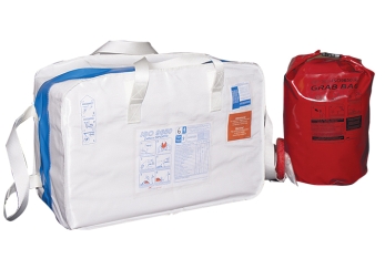 Zattera Eurovinil Syntesy Italia ISO9650 Valigia + Grab Bag 4P oltre le 12 Miglia