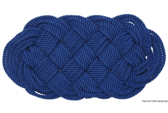 Zerbino nylon 47 x 23 cm blu 