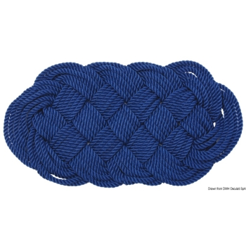 Zerbino nylon 60 x 32 cm blu 